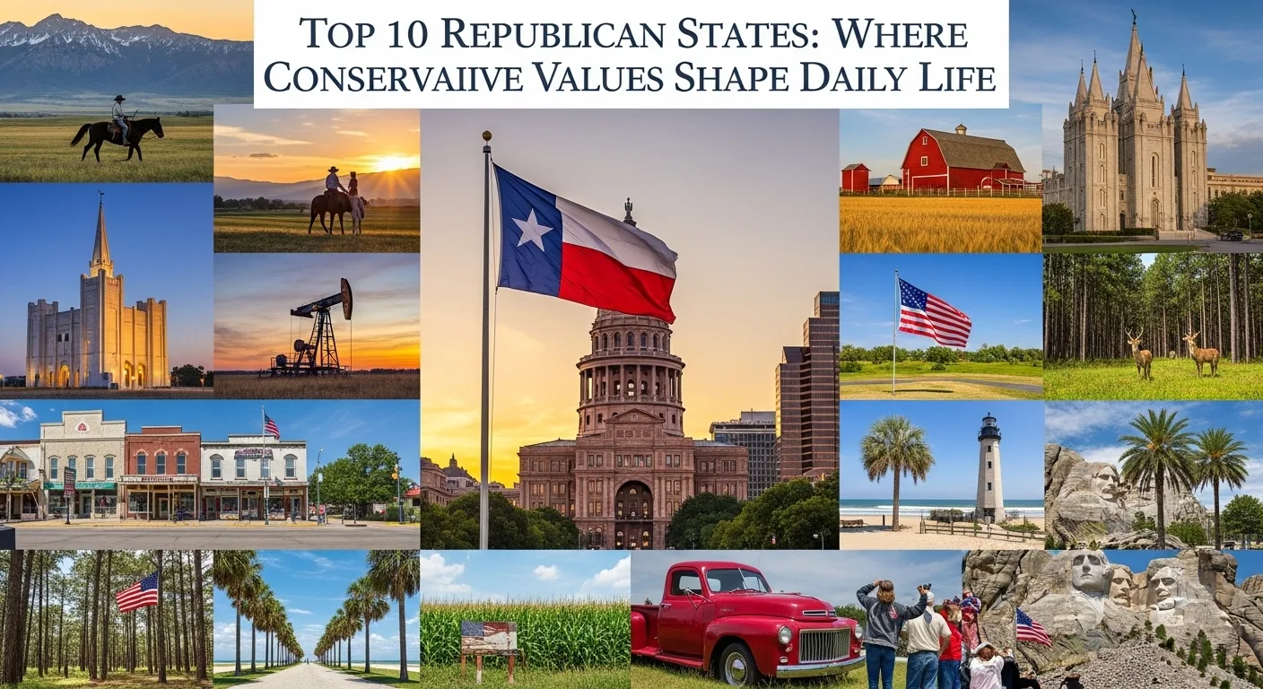 Top 10 Republican States Top 10 Republican States