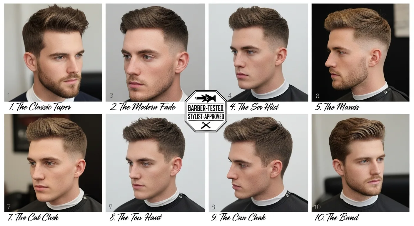 Top 10 Hairstyles for Men Top 10 Hairstyles for Men