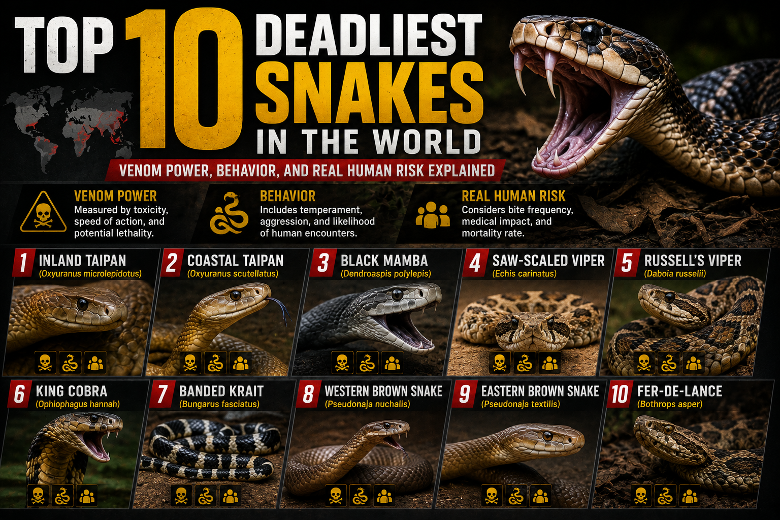 Best Whitening Toothpaste Top 10 Deadliest Snakes in the World