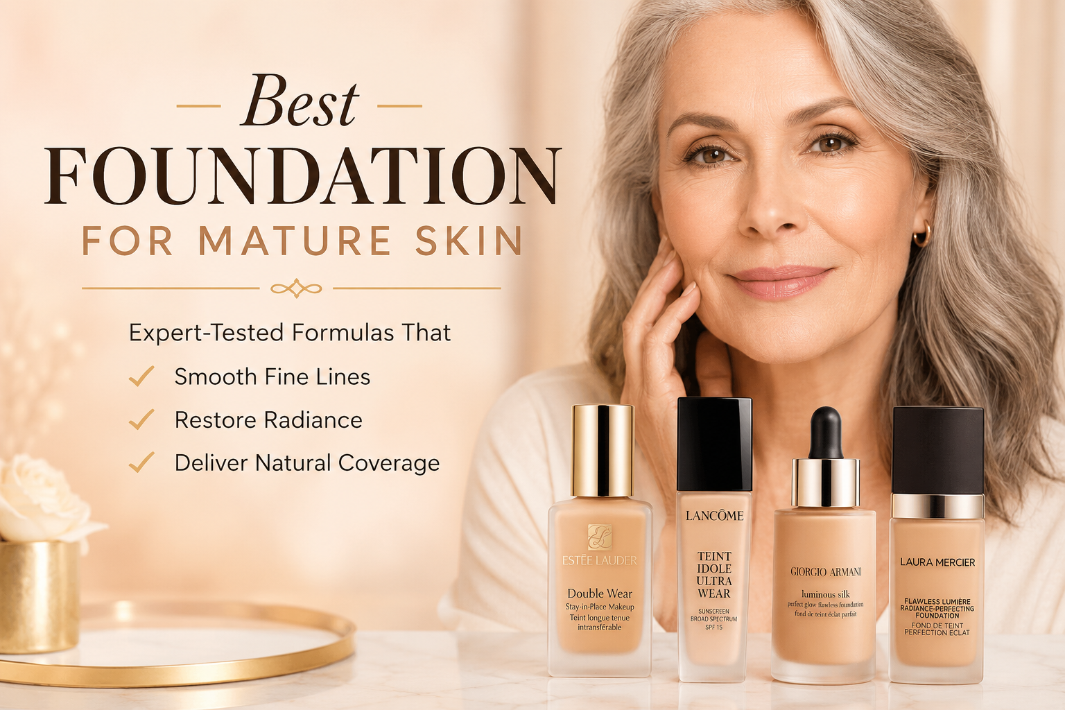 Best Foundation For Mature Skin