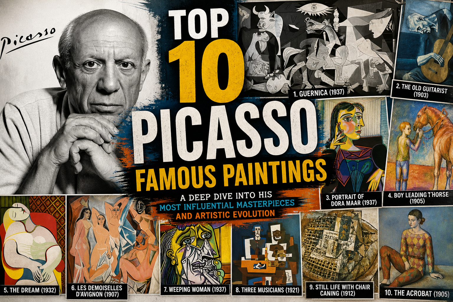 Top 10 Picasso Famous Paintings