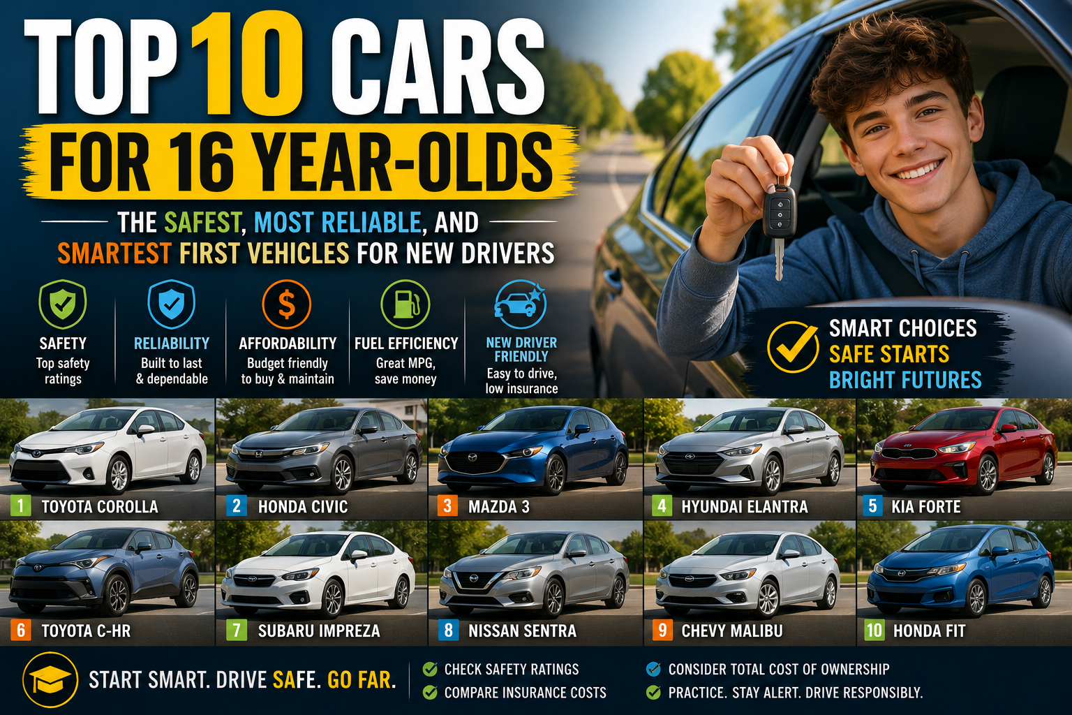 Top 10 Christmas Songs Top 10 Cars for 16 Year-Olds