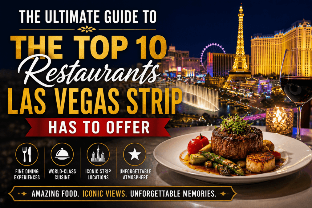 The Ultimate Guide to the Top 10 Restaurants Las Vegas Strip Has to Offer