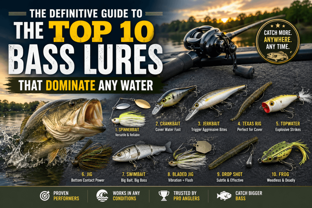 The Definitive Guide to the Top 10 Bass Lures That Dominate Any Water