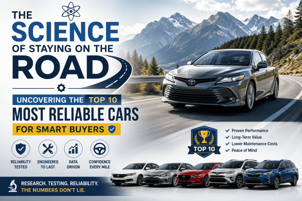 The Science of Staying on the Road: Uncovering the Top 10 Most Reliable Cars for Smart Buyers