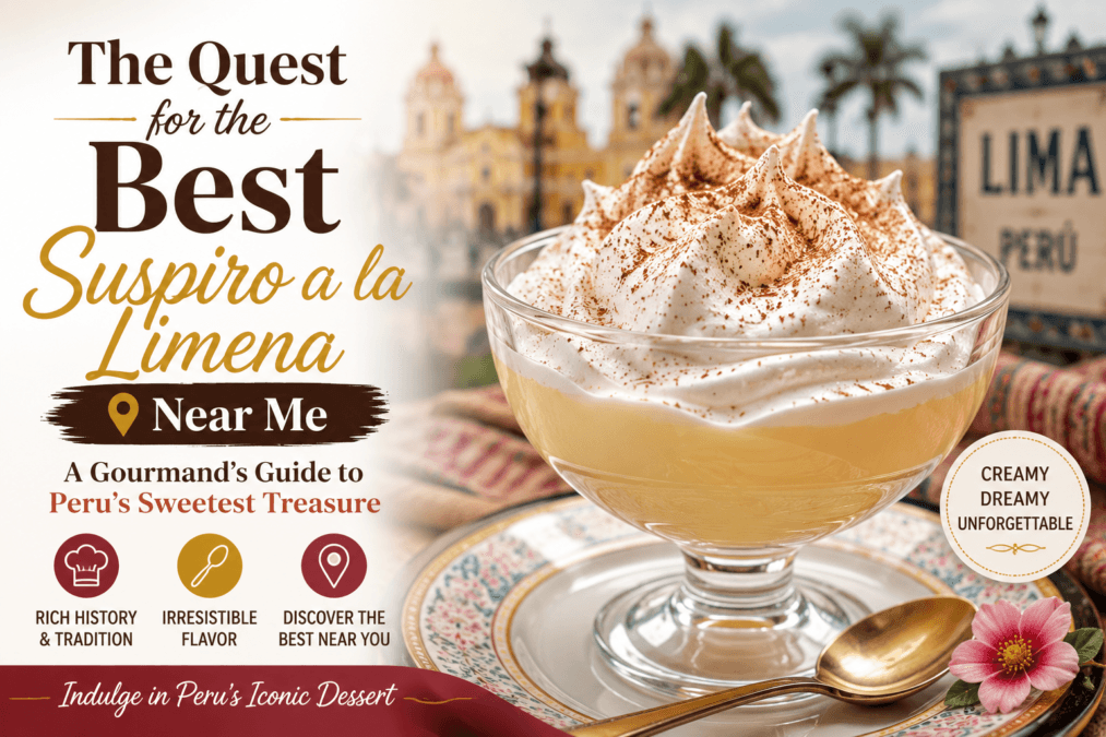 The Quest for the Best Suspiro a la Limena Near Me: A Gourmand’s Guide to Peru’s Sweetest Treasure